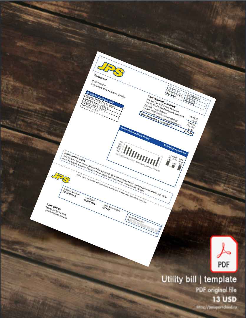 Utility bill | Albanian Power | Albania